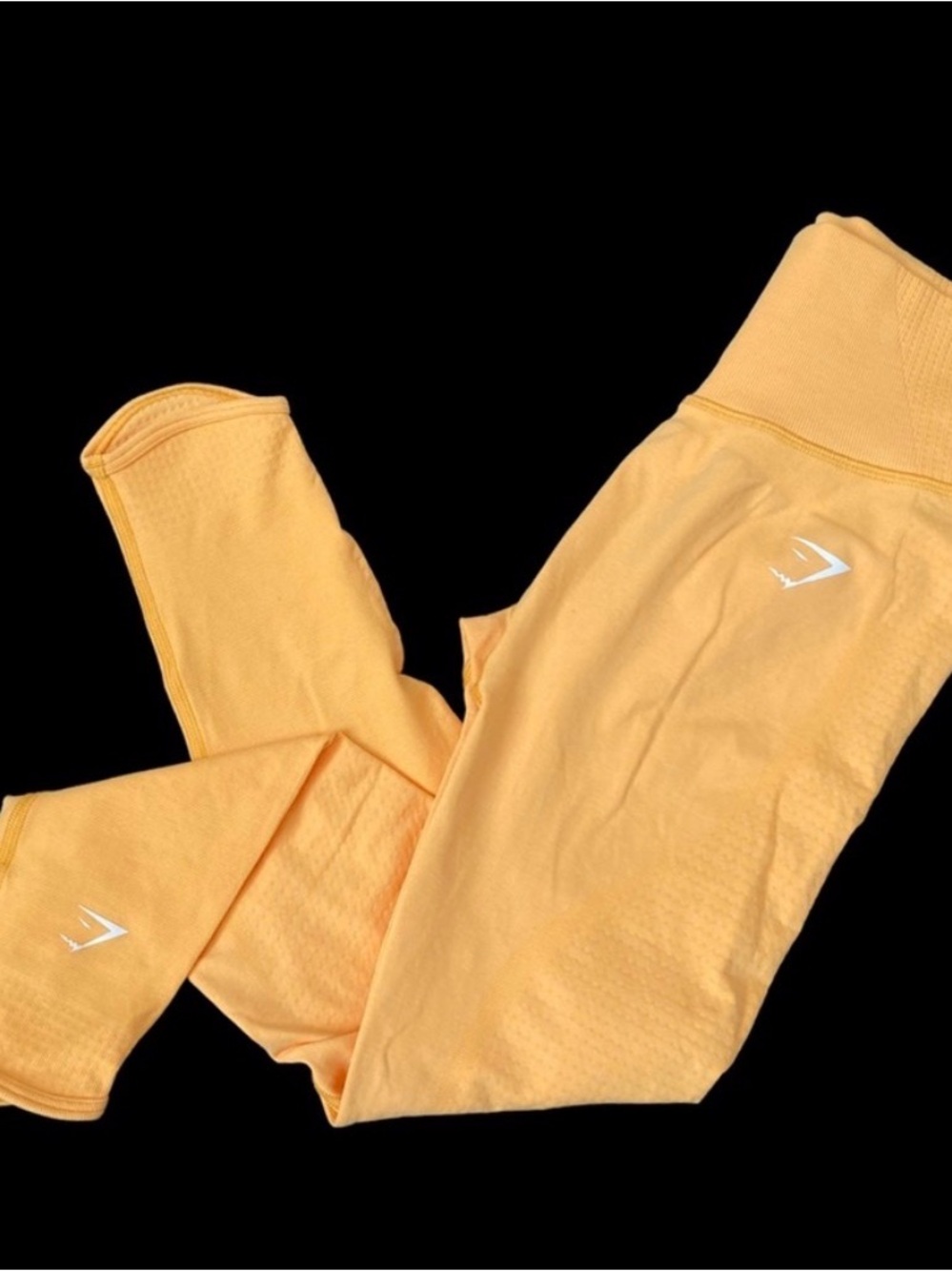 Gymshark Yellow Seamless Athletic Leggings